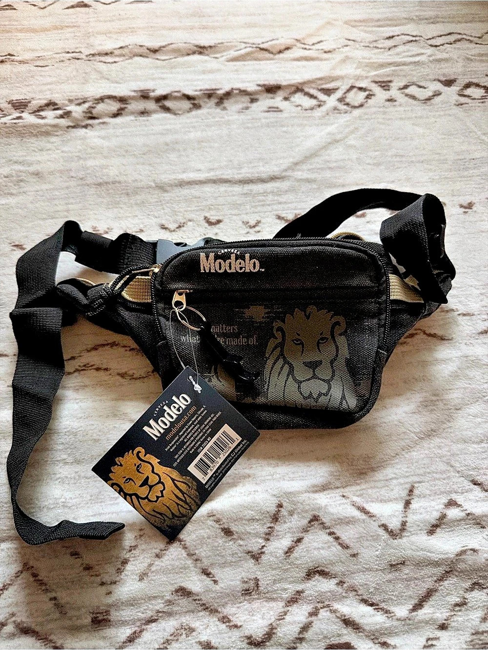 Modelo Black Waist Pack with Bottle Opener